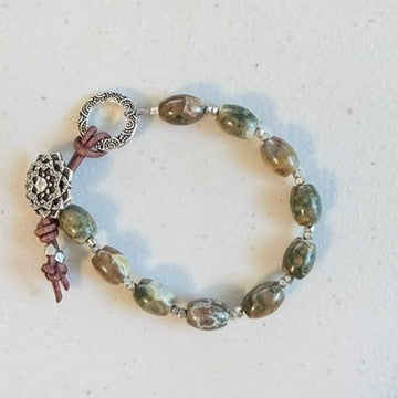 Rhyolite Gemstone Bracelet