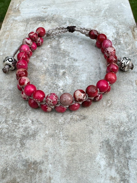 Winsome Adjustable Gemstone Bracelet