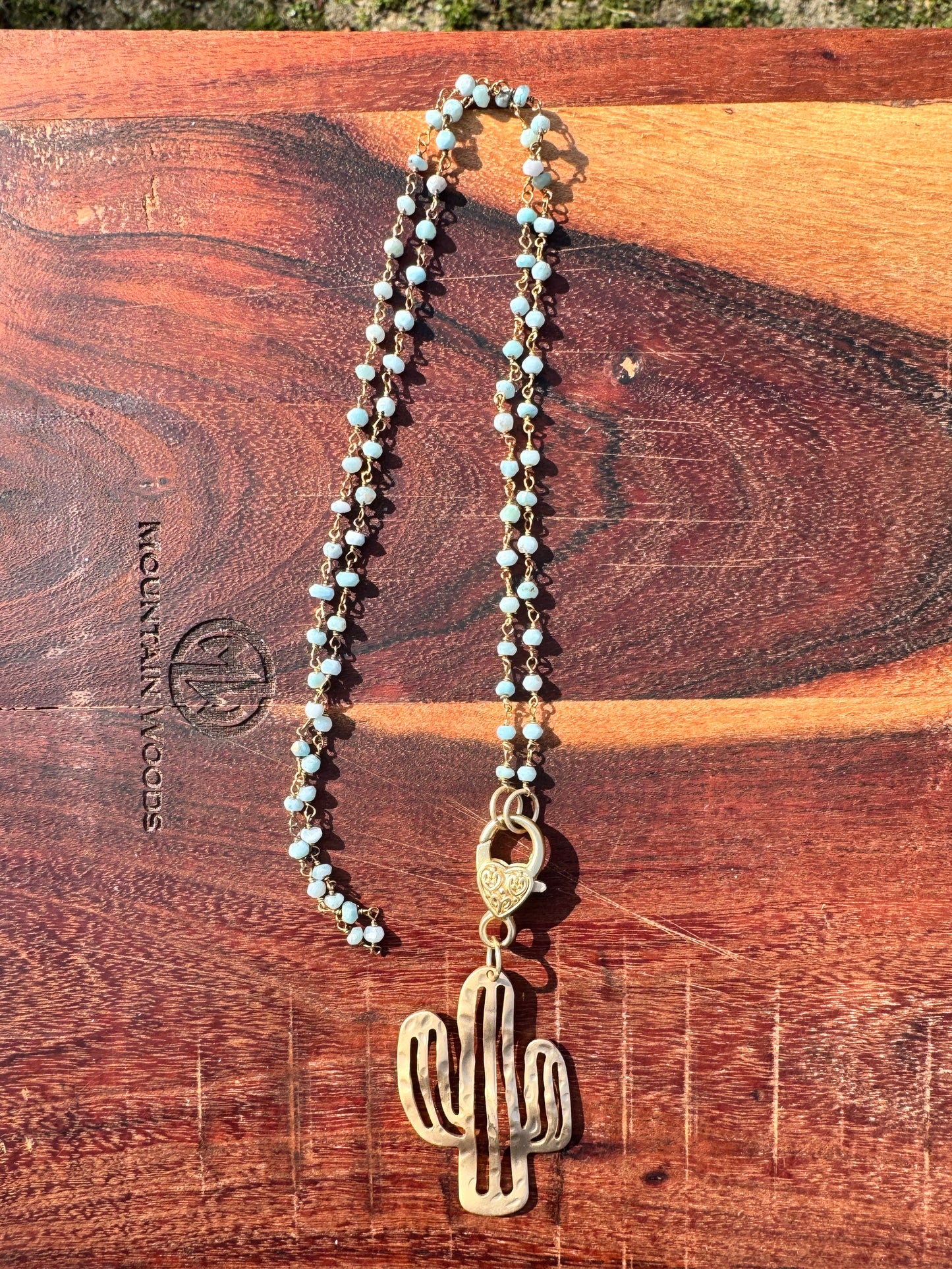 Cactus Pendant Necklace