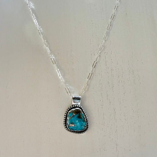 Ithaca Peak Turquoise Pendant