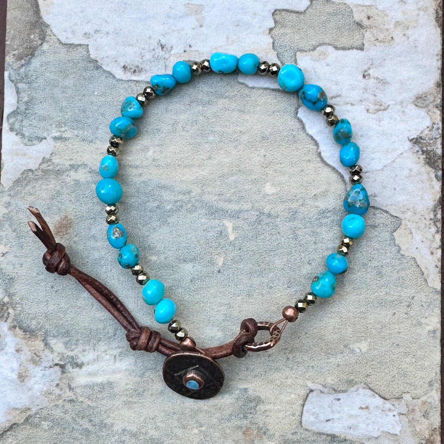 Castle Dome Turquoise Bracelet