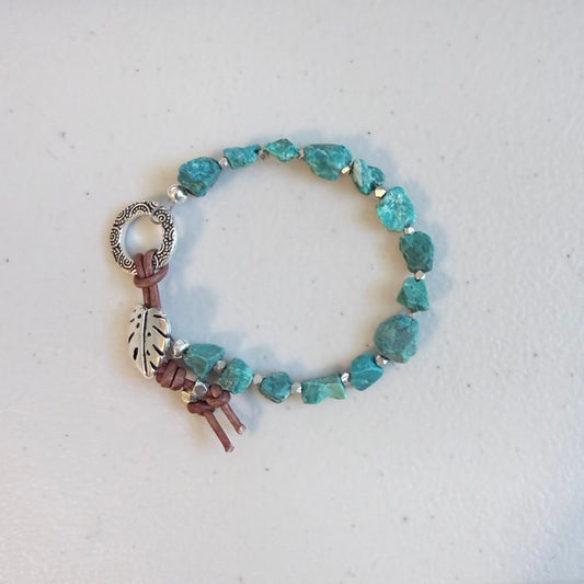 Chrysocolla Nugget Bracelet