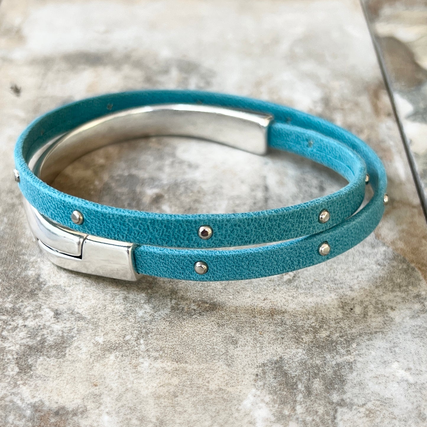 Wrap Leather Bracelet - Double