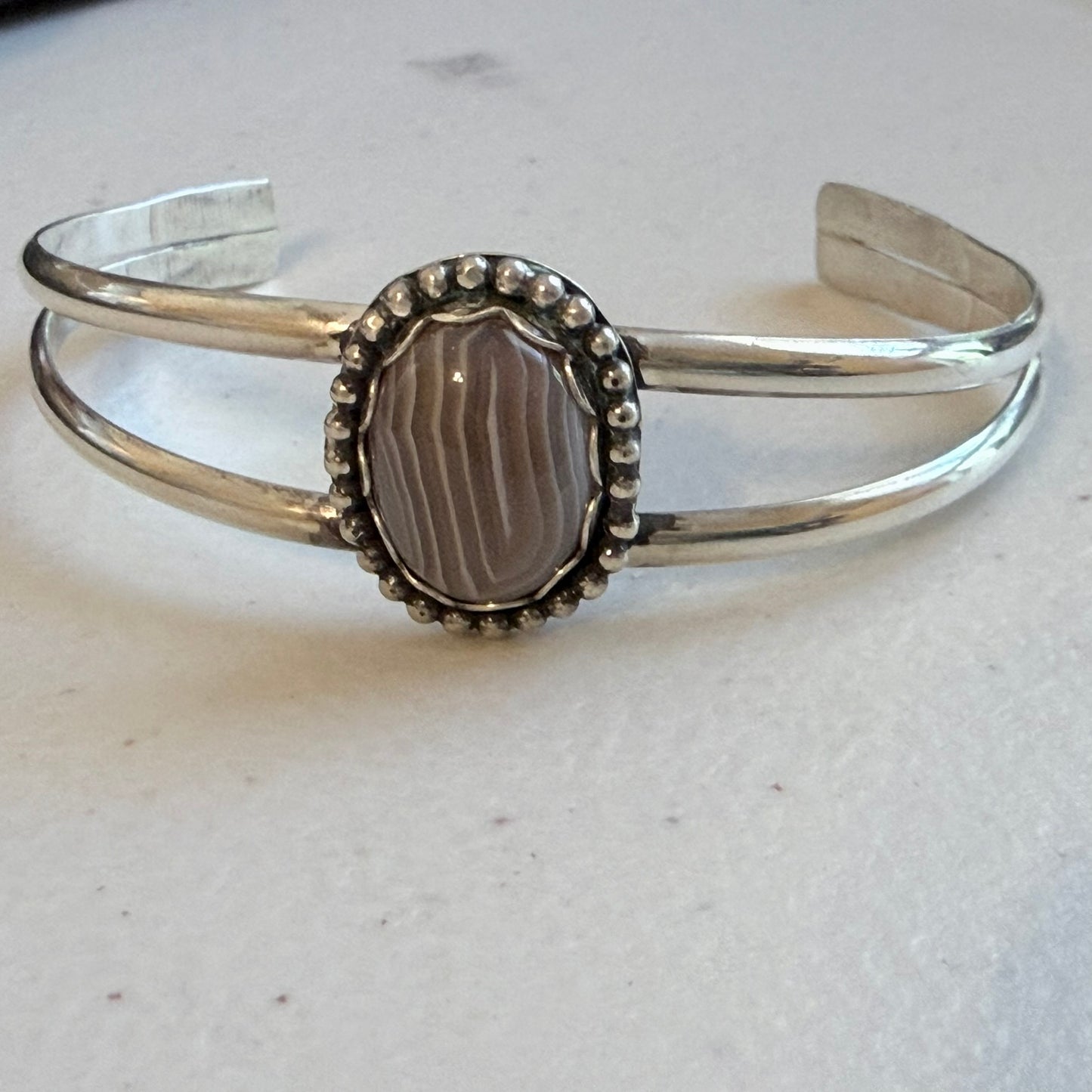 Botswana Agate Cuff