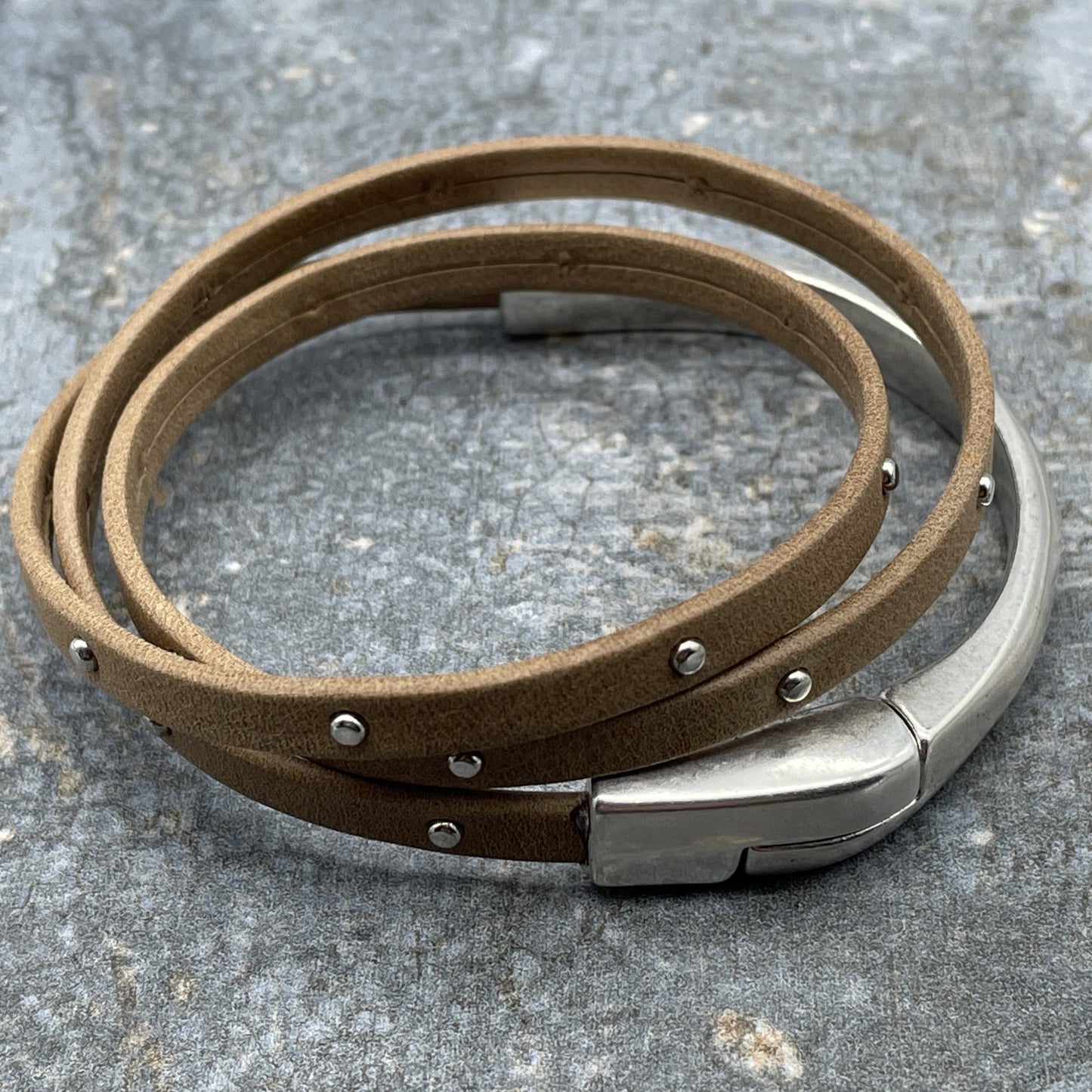 Wrap Leather Bracelet - Triple