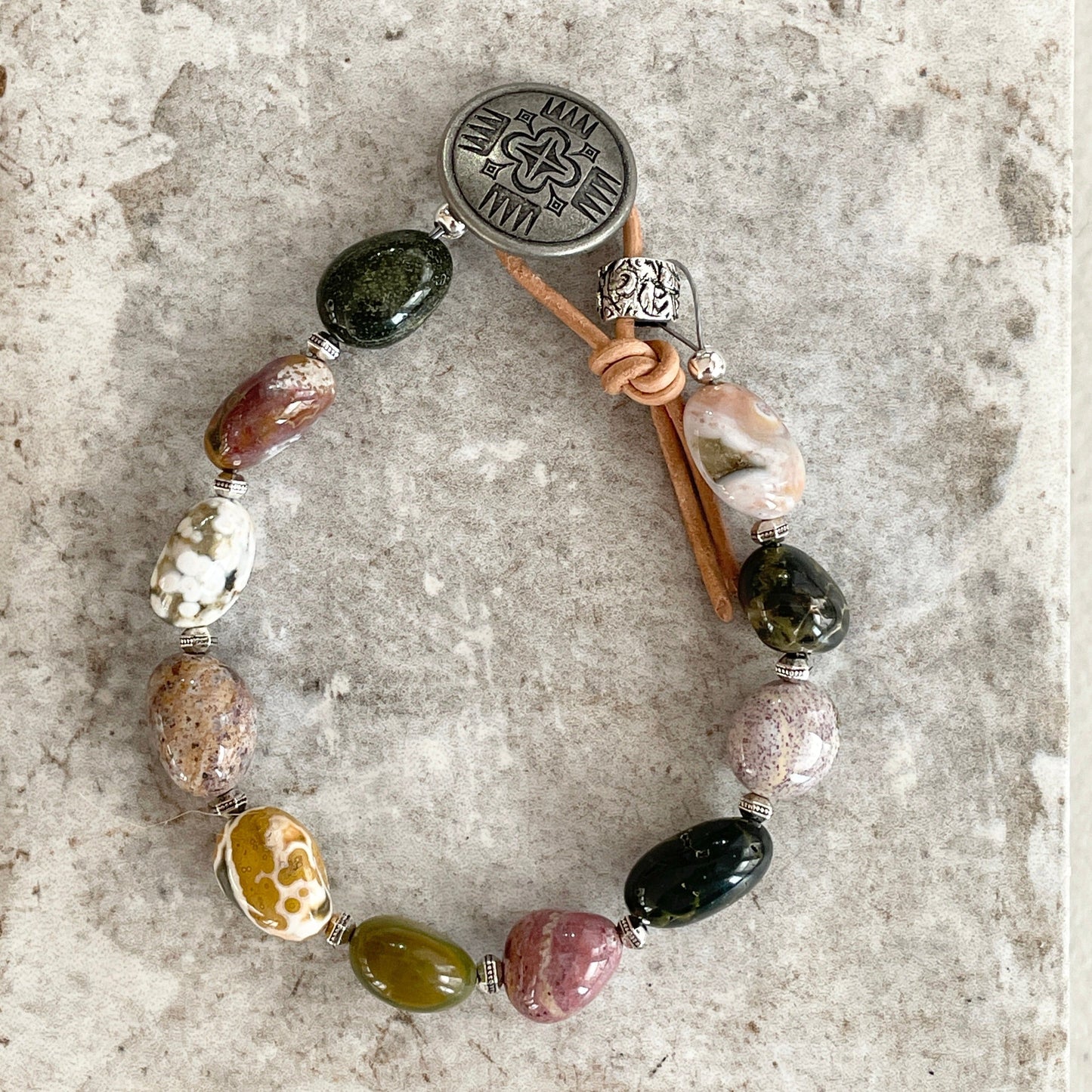 Ocean Jasper Nugget Bracelet